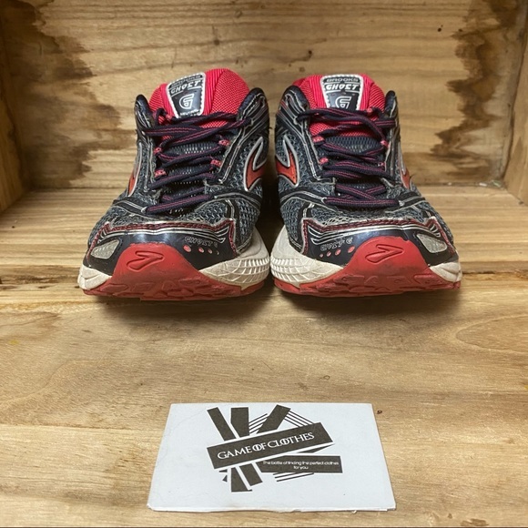 Brooks ghost 6 grey red running sneakers shoes - Picture 2 of 8